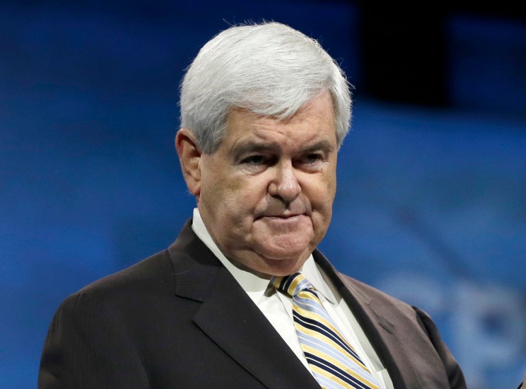 Gingrich, who was speaker for nearly 4 years,Â said that he also faced a 