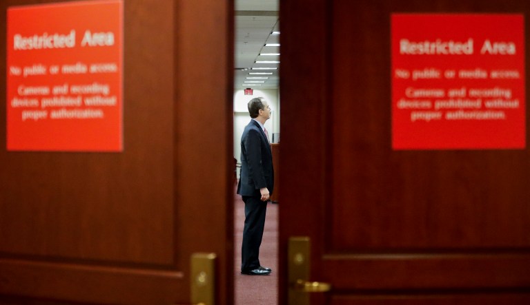 House Intelligence Committee Ranking Member Adam Schiff, D-Calif., made numerous overtures to prevent the release of a controversial committee memo said to detail surveillance abuses made during the Obama presidency. (AP Photo/Pablo Martinez Monsivais)