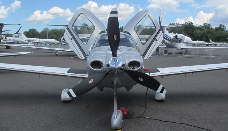 The Cirrus SR22, similar to the plane pictured, took off from Wiley Post Airport near Oklahoma City and was supposed to fly to Georgetown, Texas. (Creative Commons photo/Jet Request)