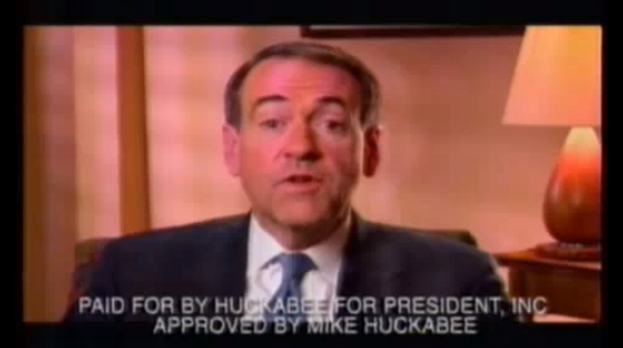 Newt goes negative using Huckabee