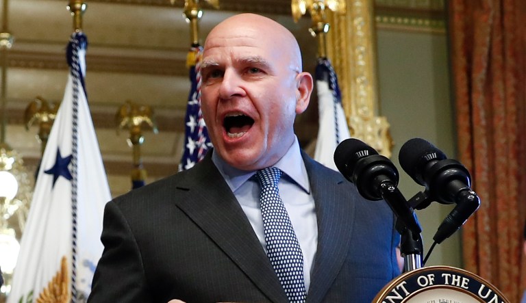 National security adviser H.R. McMaster said that President Trump's goal on his first international trip next month will be to 