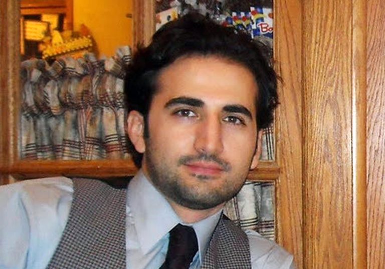 FILE - This undated file photo released by his family via FreeAmir.org shows Amir Hekmati. Hekmati, a former U.S. Marine being held in Iran over the past two years on accusations of spying for the CIA. (AP Photo/Hekmati family via FreeAmir.org, File)