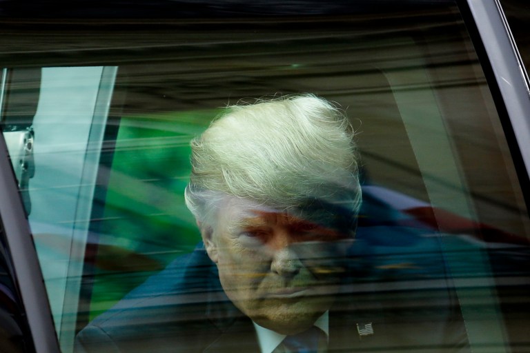 Presidents will sometimes request to talk with reporters under the condition that the conversation is not for publication. (AP Photo/Markus Schreiber)