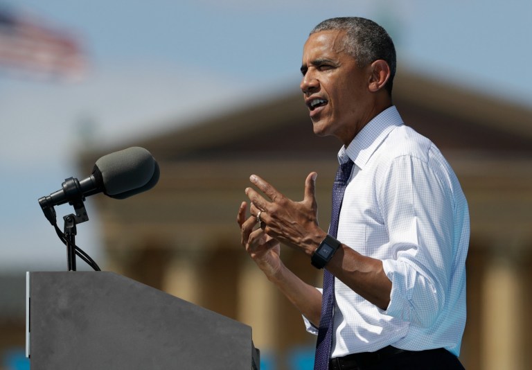 President Obama did not rush to the defense of Black Lives Matter protesters. (AP Photo/Carolyn Kaster)