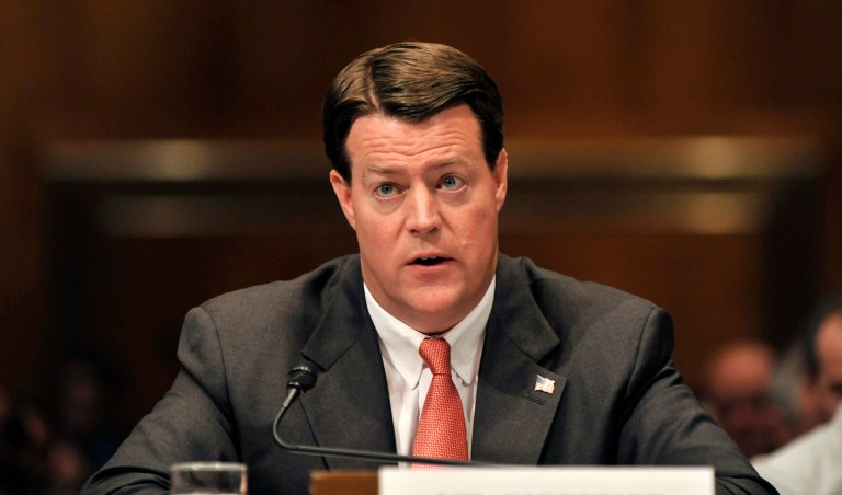 Kevin O'Connor has been tasked with choosing staffers for Trump's Justice Department, according to a chart obtained by various news organizations. (Bloomberg Photo)