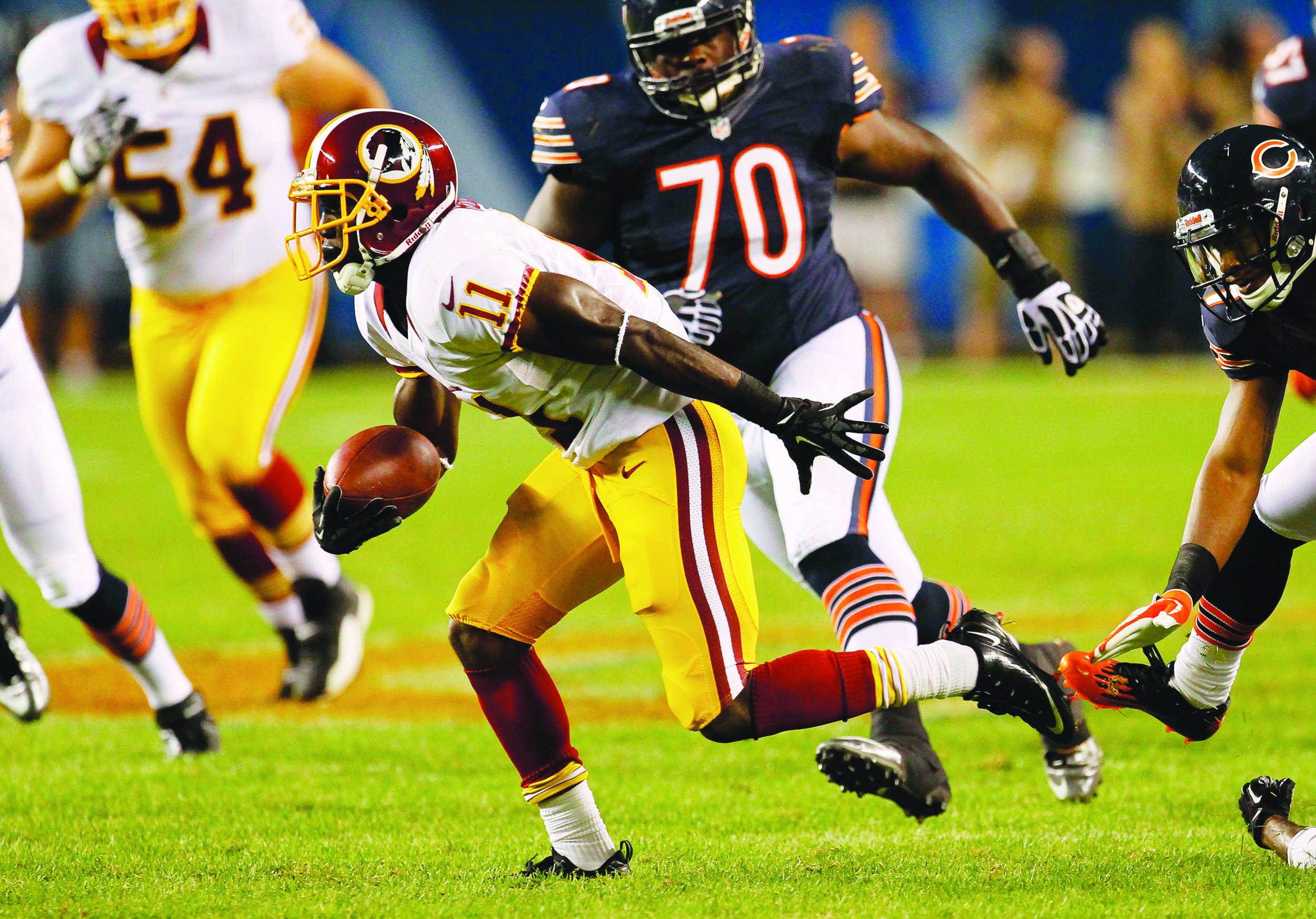 Competition heats up for the Redskins’ final receiver spots