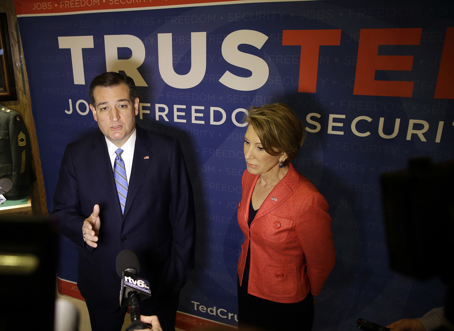Cruz defends Carly veep pick