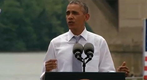 VIDEO — President Obama: ‘Just fix some bridges and roads’