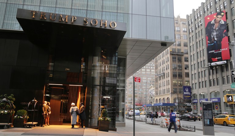 The Trump SoHo has been struggling recently to both attract guests to the five-star priced hotel and to sell condominiums. The building's main restaurant closed in April, and a lawyer for the restaurant said it was due to a drop in business 