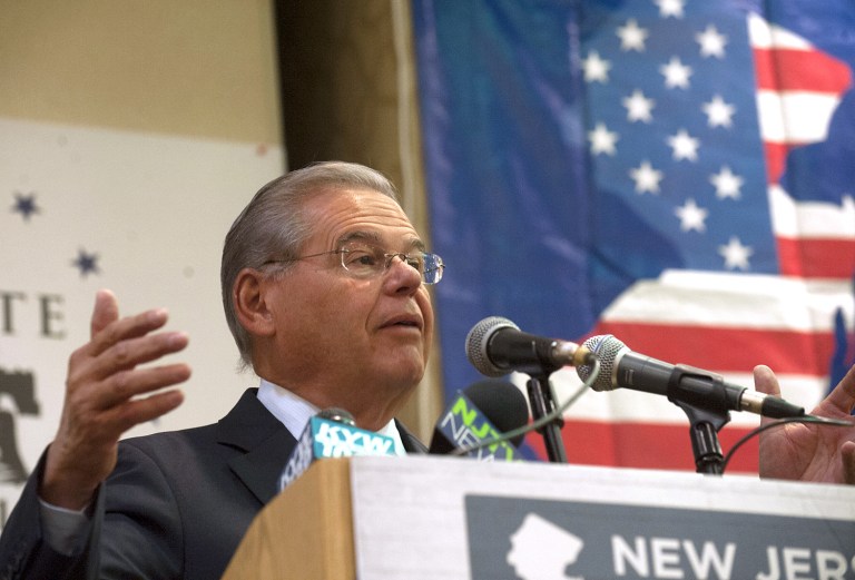 A federal appeals court in Philadelphia has let the federal corruption case against Sen. Robert Menendez, D-N.J., stand. (Jose F. Moreno/Camden Courier-Post via AP)