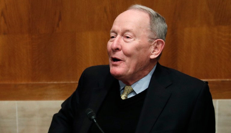 Sen. Lamar Alexander, R-Tenn., said his bipartisan healthcare legislation crafted with Sen. Patty Murray, D-Wash., would make an excellent Christmas gift for Americans this year. (AP Photo/Carolyn Kaster)