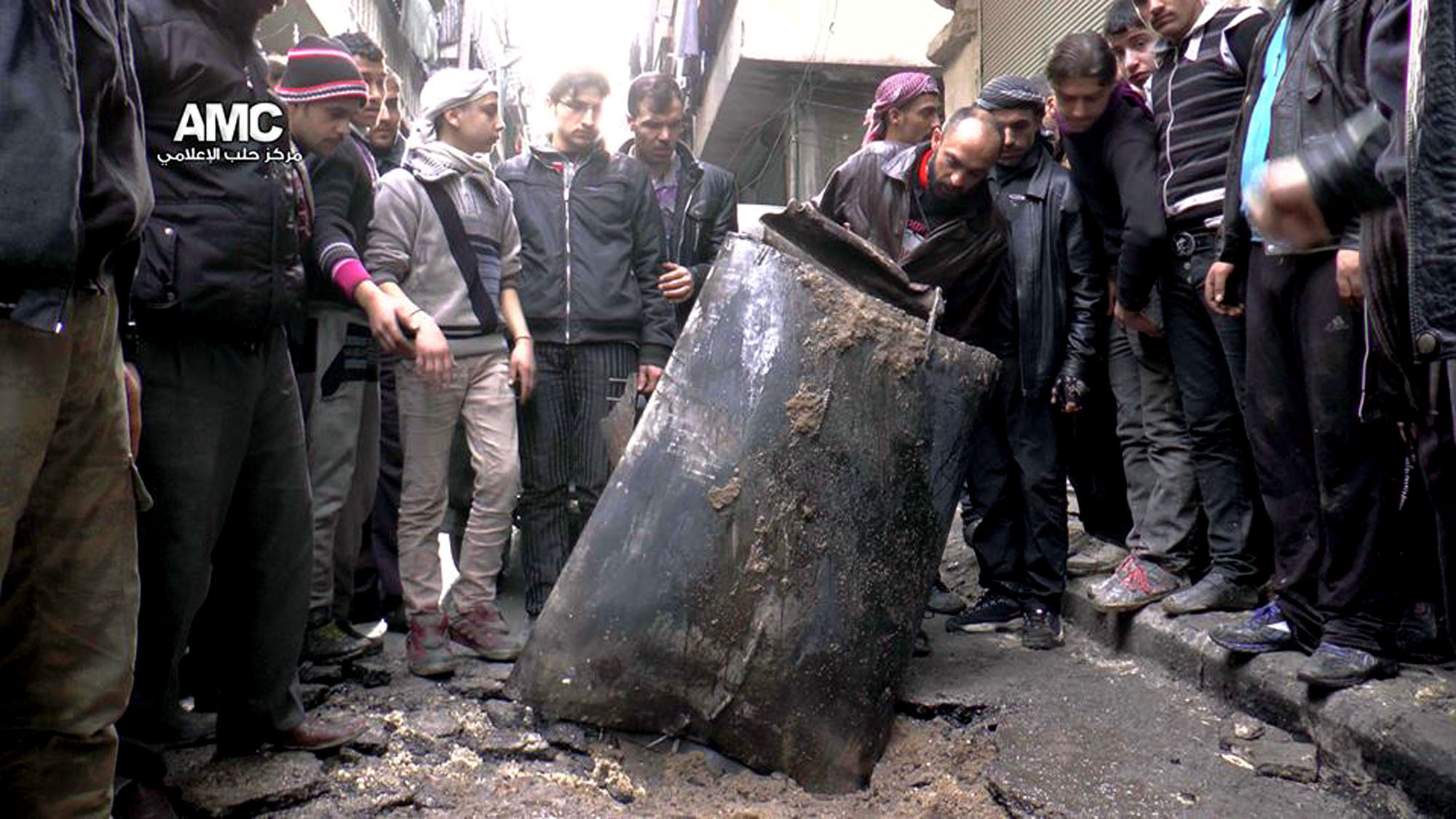 Increased use of barrel bombs in Mideast, Africa