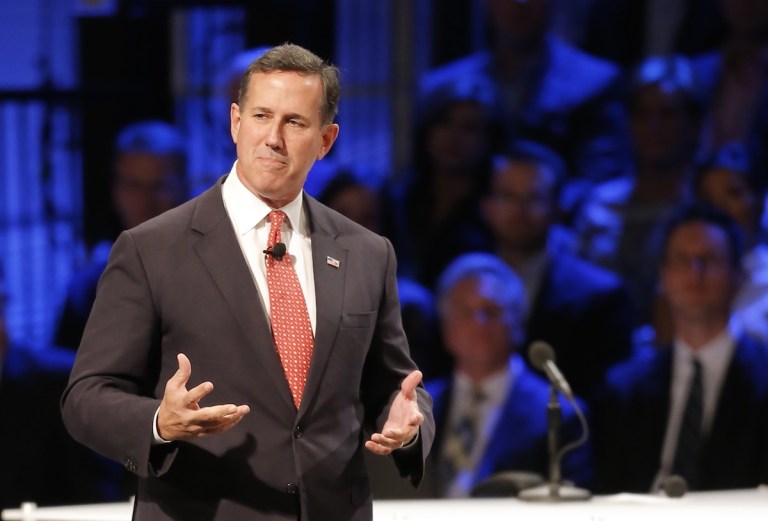 Republican presidential candidate RickÂ Santorum was recently invited to discuss his candidacy with the editorial board.