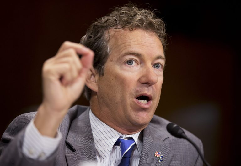 Sen. Rand Paul, R-Ky., suggested Sunday that stalemated lawmakers might best be able to work out their lingering disagreements in a conference committee.ÃÂ (AP Photo/Manuel Balce Ceneta)