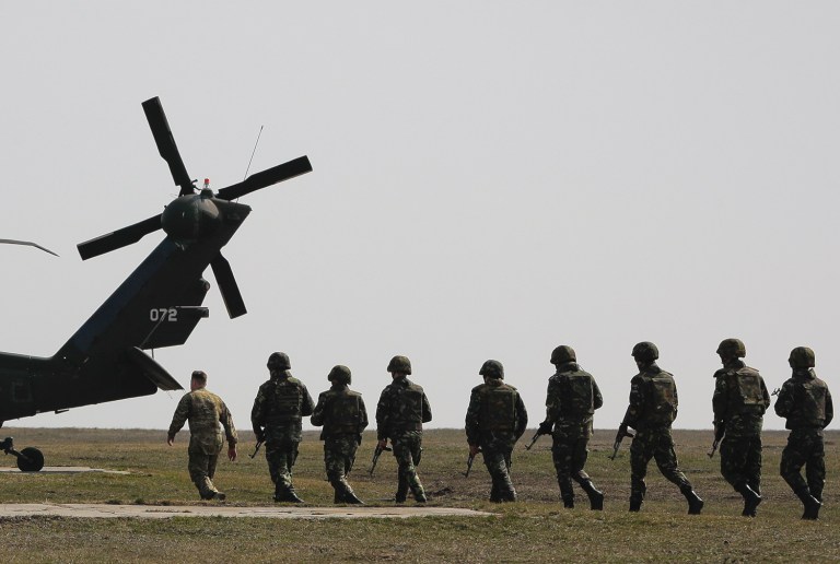 The pledge anchored Tillerson's ensuing insistence that other allies step up. (AP Photo/Vadim Ghirda)