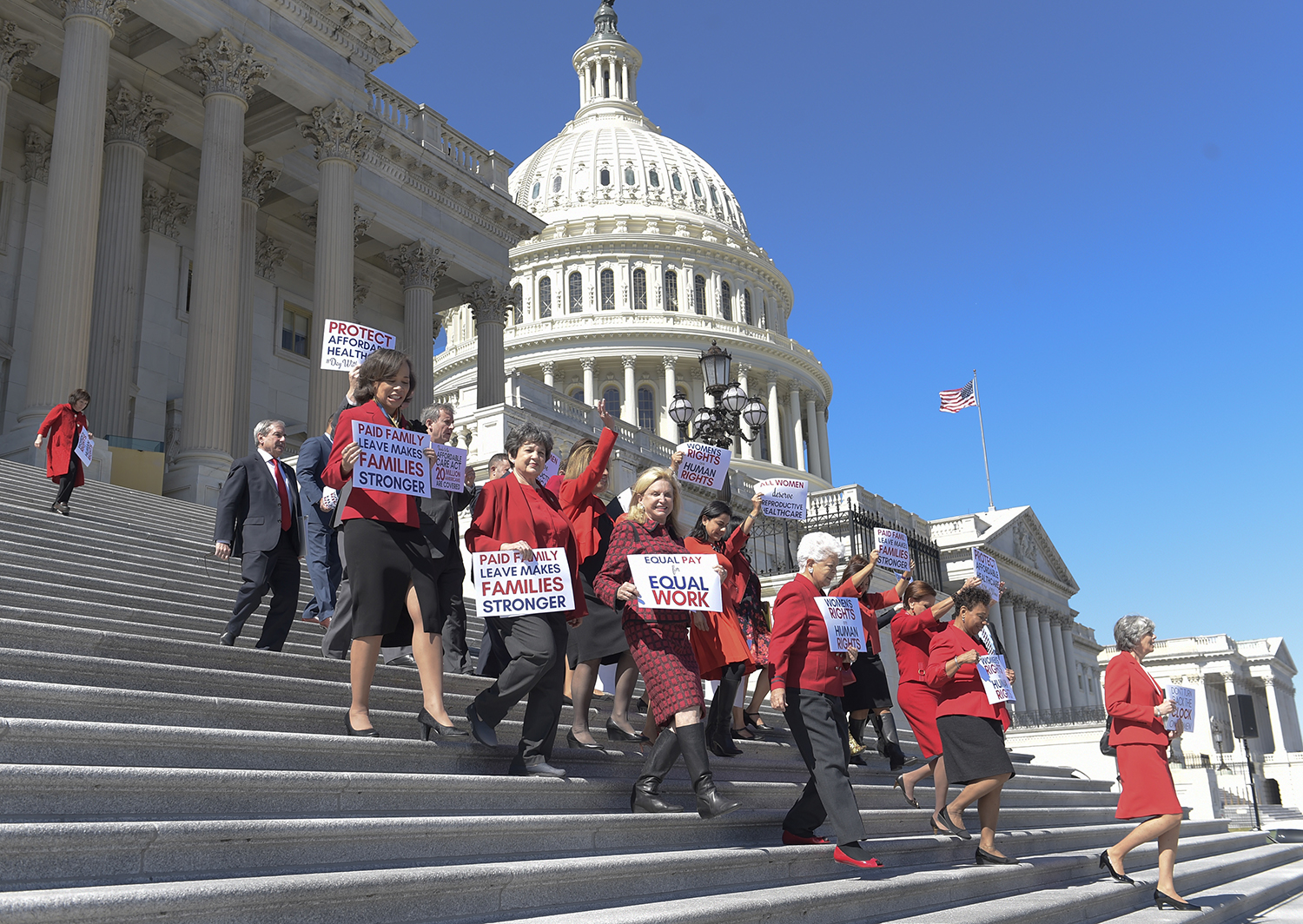 House Dems walk out of Capitol, into radical rally