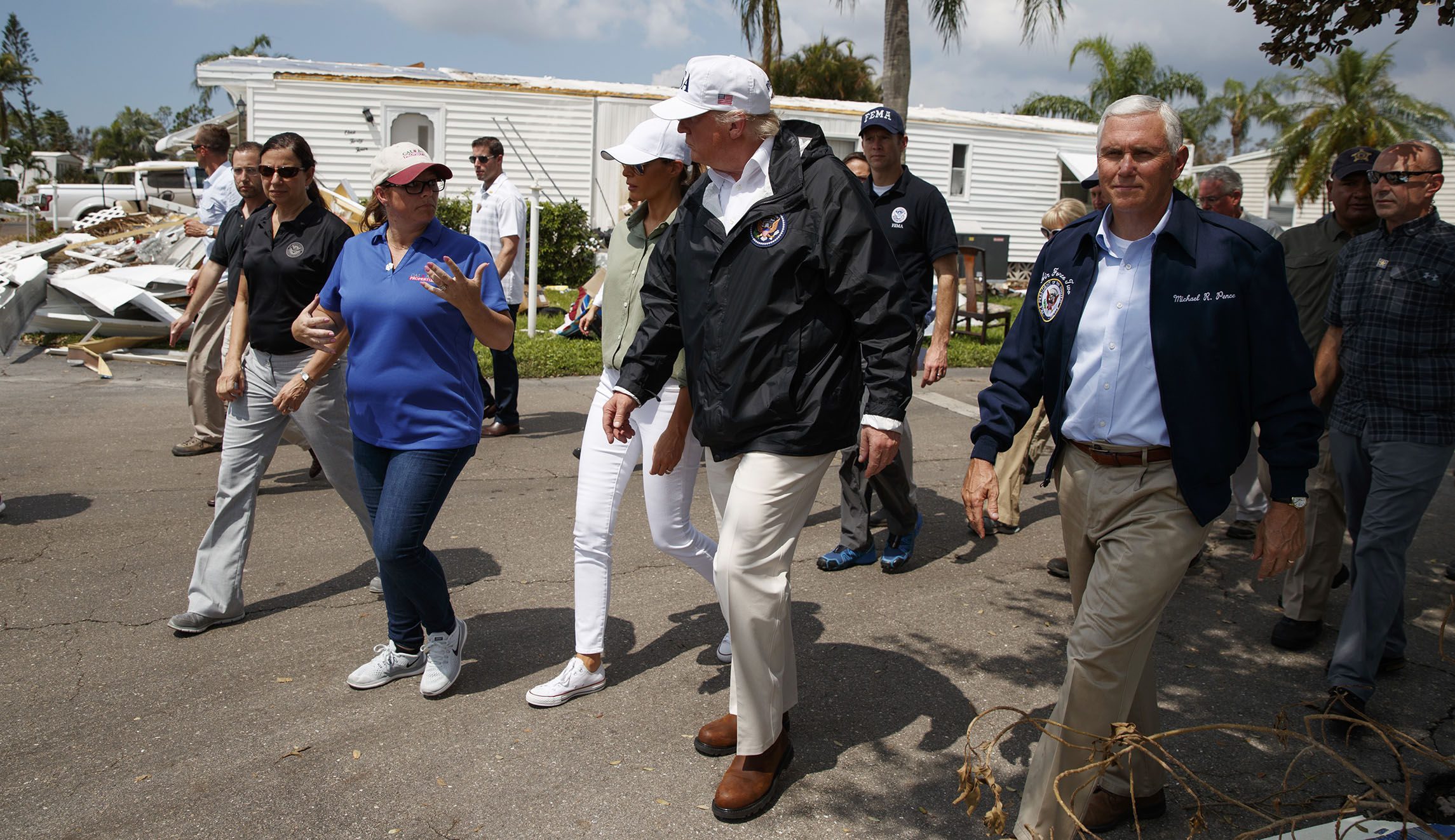 Trump praises people of Florida for their resilience after devastating hurricane
