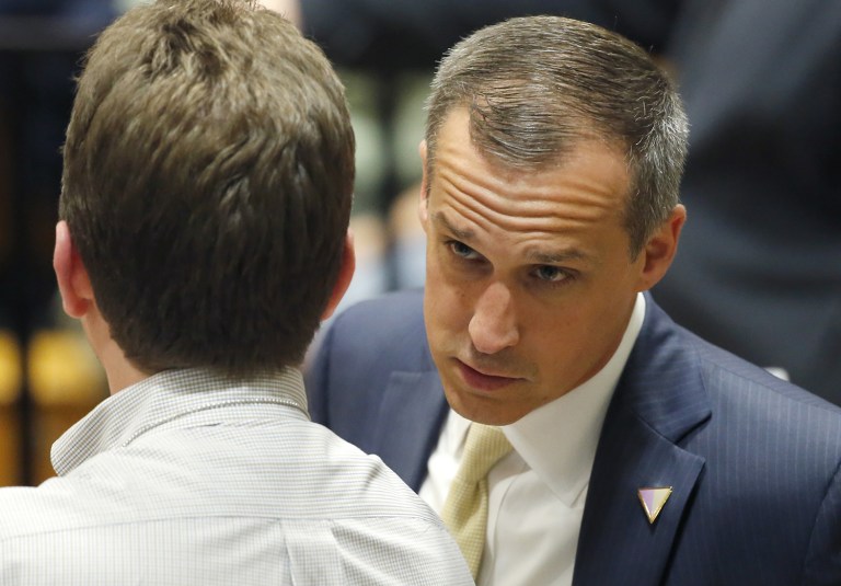 Michael Caputo resigned from his post as communications director for Trump's caucus operations team earlier this week after likening Corey Lewandowski's dismissal to the death of the Wicked Witch of the East. (AP Photo)