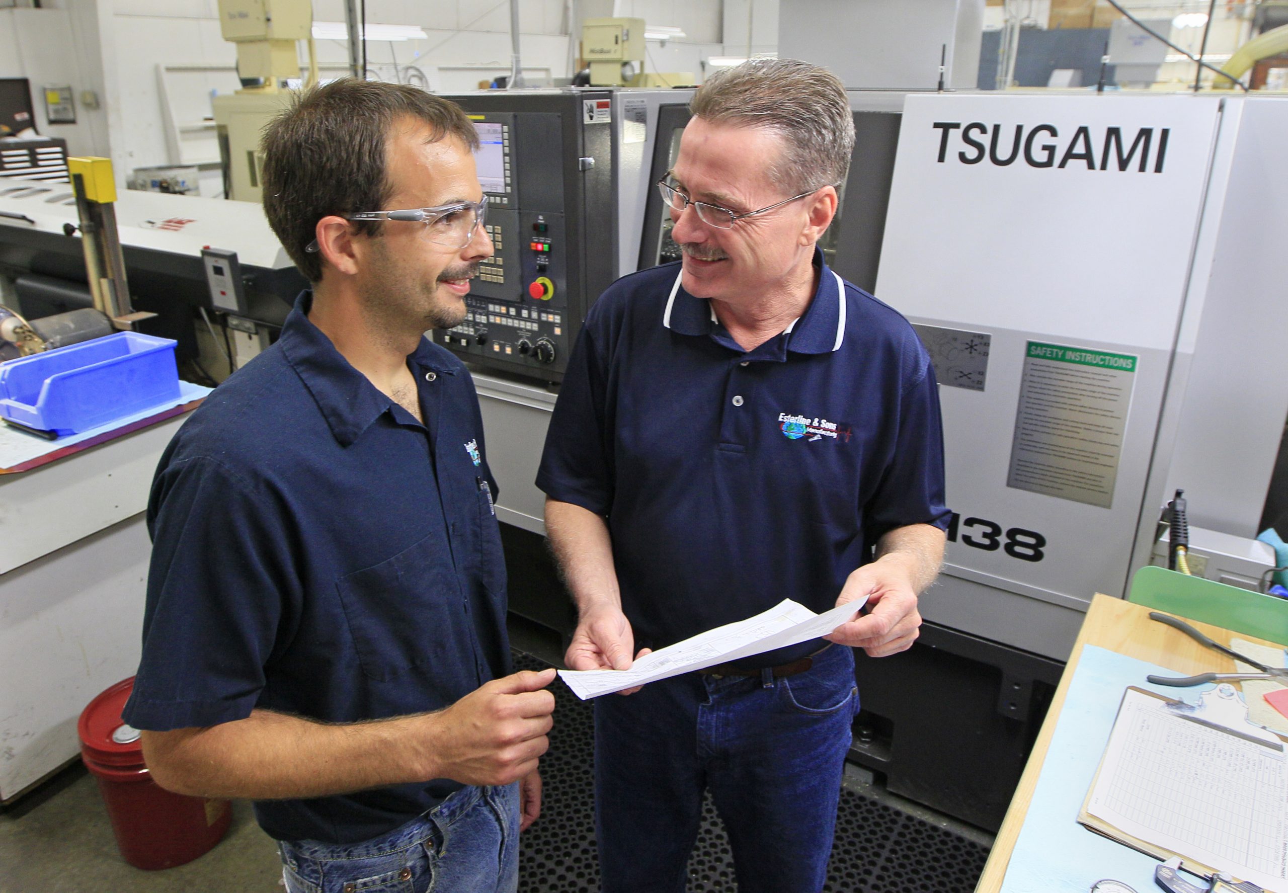 Hopeful sign: Small manufacturers buy big machines