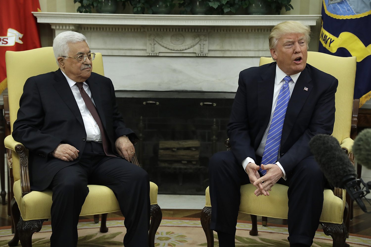 Trump tells Palestinian Authority leader: I’m ‘personally committed’ to Middle East peace