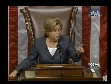 After shots were reportedly fired at the Capitol building, the chair of the House of Representatives interrupted a member who was speaking and called a recess. (Screenshot: CSPAN)