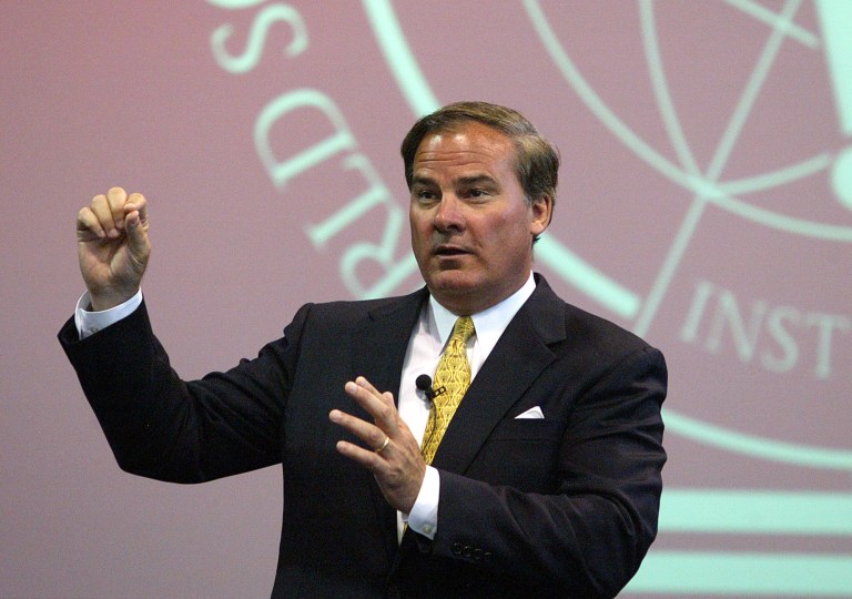 The Supreme Court has rejected an appeal from former Connecticut Gov. John G. Rowland over claims his administration violated state employees' constitutional rights when it laid off 2,800 workers based on their union membership in 2003. (AP Photo/Joe Giblin)