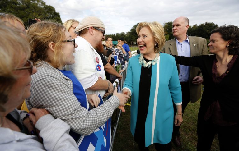 Clinton is also looking to escalate Social Security benefits for those who temporarily exit the workforce in order to care for relatives. (AP Photo/Mic Smith)