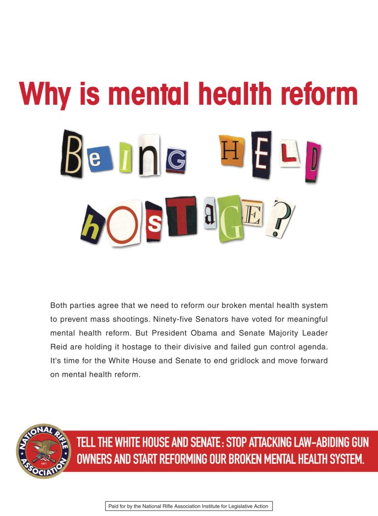 NRA pressures Democrats for vote to block mentally ill from guns