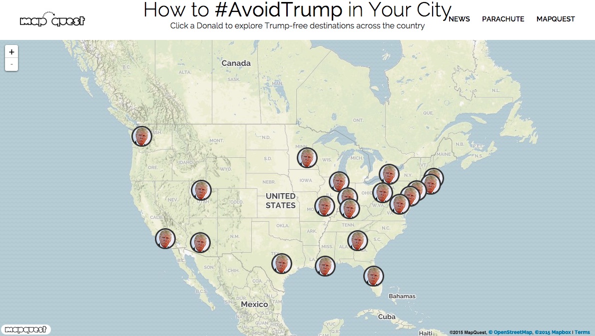 Mapquest: ‘No way’ Trump wins election