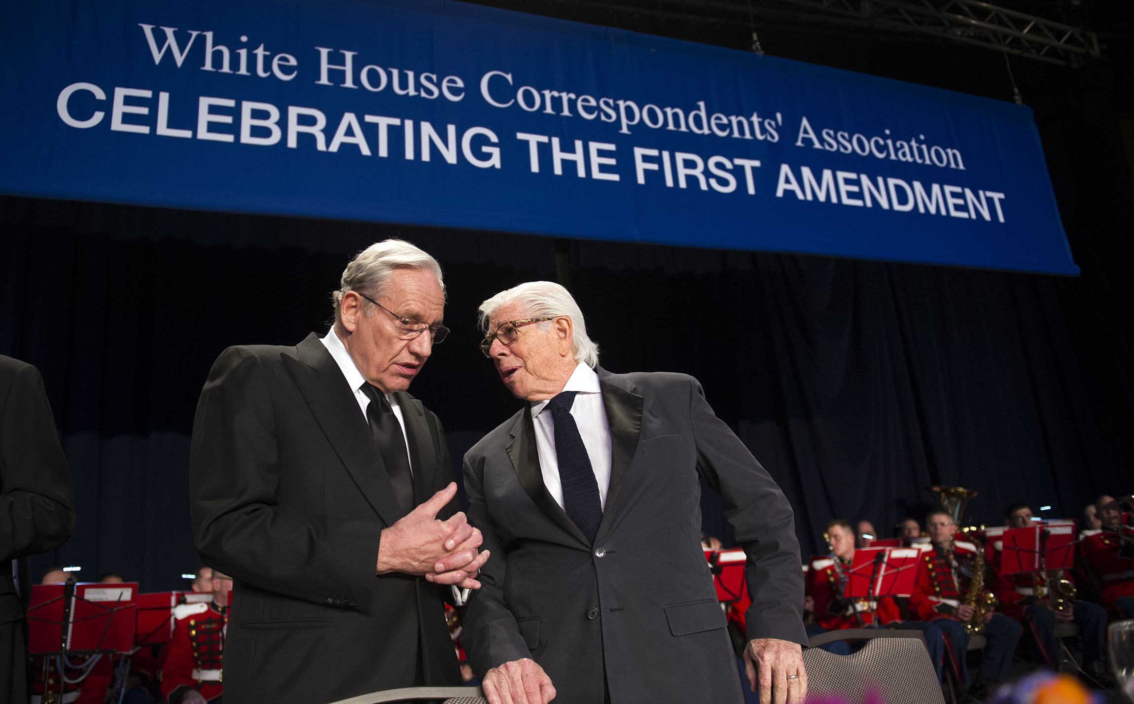 Woodward and Bernstein offer reassurance to media amid ‘fake news’ storm