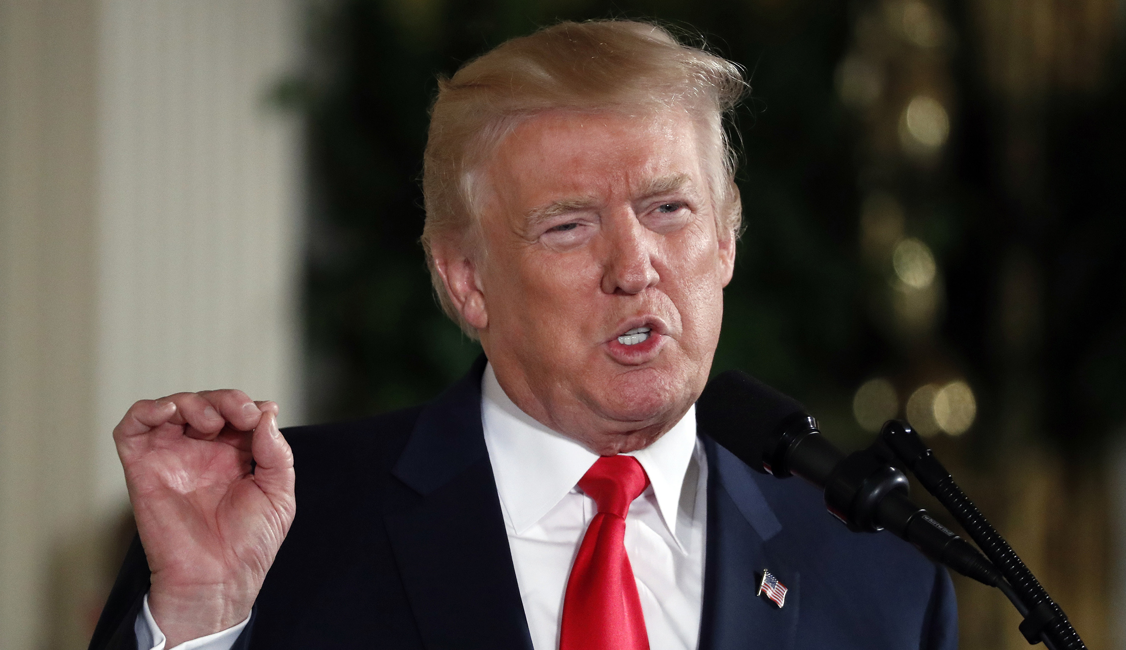 Trump claims media ‘seldom mentions’ high stock market numbers