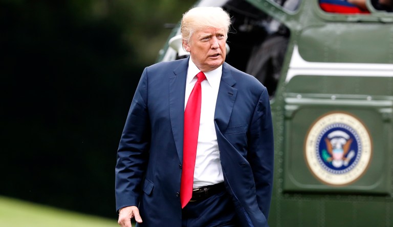 President Trump is at Camp David and keeping an eye on Hurricane Dorian.