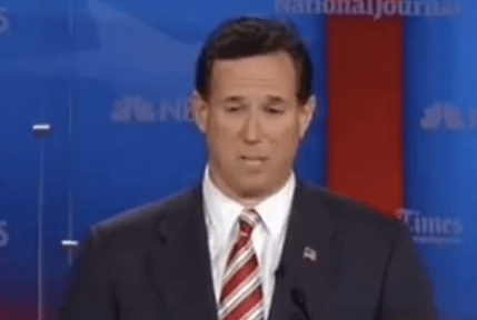 Santorum’s moment