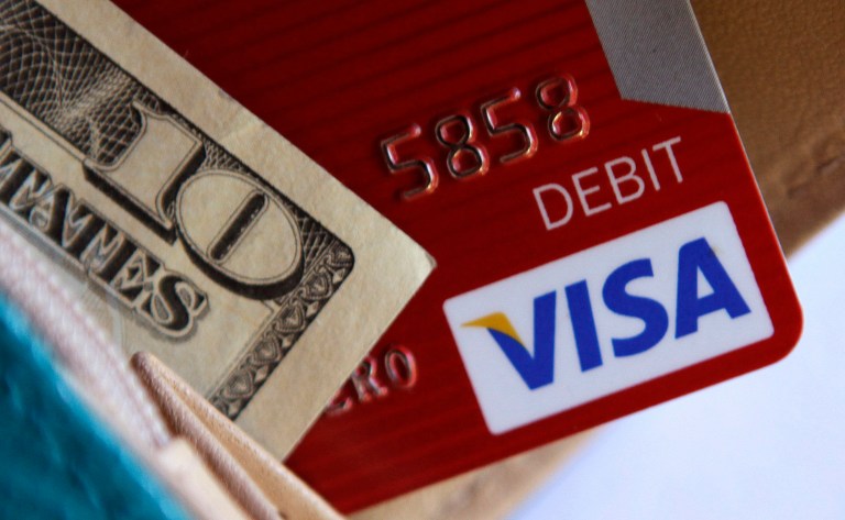 Lobbyists are gearing up to contest a provision in a House Financial Services Committee legislative package that would repeal a cap on debit transaction fees put in place by the 2010 Dodd-Frank financial reform law. (AP Photo/LM Otero, File)