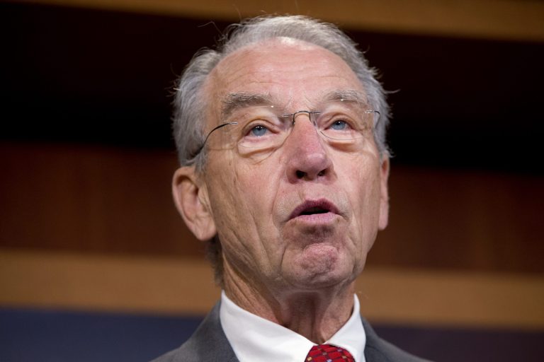 The group of senators, led by Chairman Chuck Grassley, R-Iowa, called for DHS to explain the origin and status of internal memos published Monday. (AP Photo/Jacquelyn Martin)