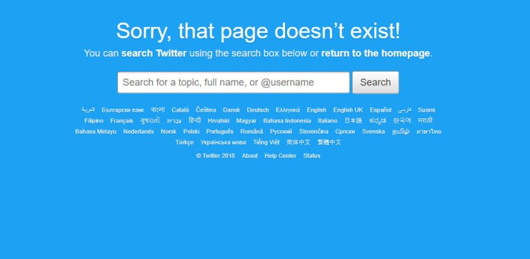 Within moments the tweet was deleted. (Screen grab courtesy of Twitter)