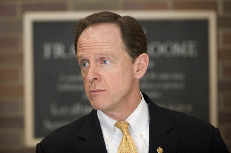 Sen. Pat Toomey, R-Pa., is one of nine senators whoÃÂ have sent a letter to OPIC, asking for James Torrey's role in these financing deals and the agency's conflict-of-interest rules. (AP/Matt Rourke)