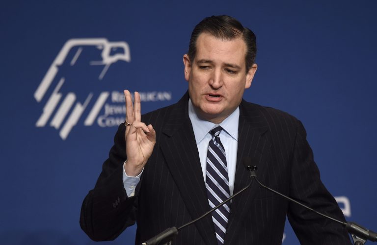 Sen. Ted Cruz, R-Texas, joined the bipartisan congressional pile-on against Secretary of State John Kerry's speech on the peace process in Israel and the Palestinian territories earlier in the day Wednesday. (AP Photo/Susan Walsh)