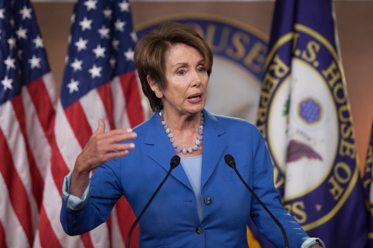 House Minority Leader Nancy Pelosi appears more hawkish about military action in Syria. (Graeme Jennings/Washington Examiner)