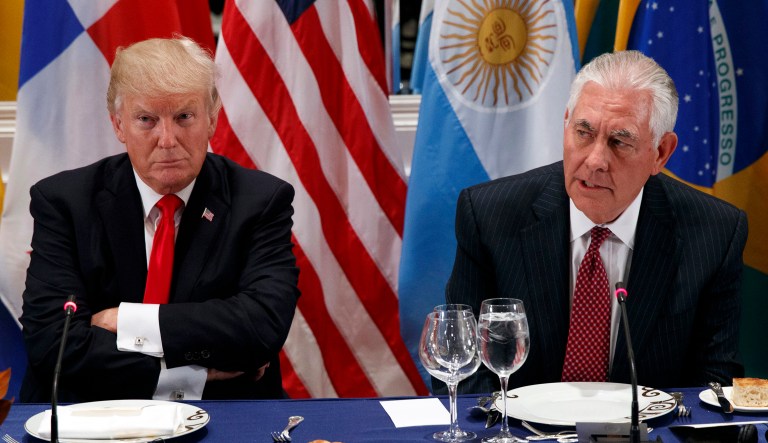 President Trump said he would win an IQ contest against Secretary of State Rex Tillerson. "I guess we'll have to compare IQ tests. And I can tell you who is going to win," Trump said.