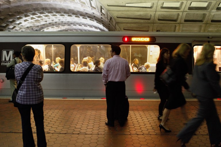 Metro riders (Examiner file photo)