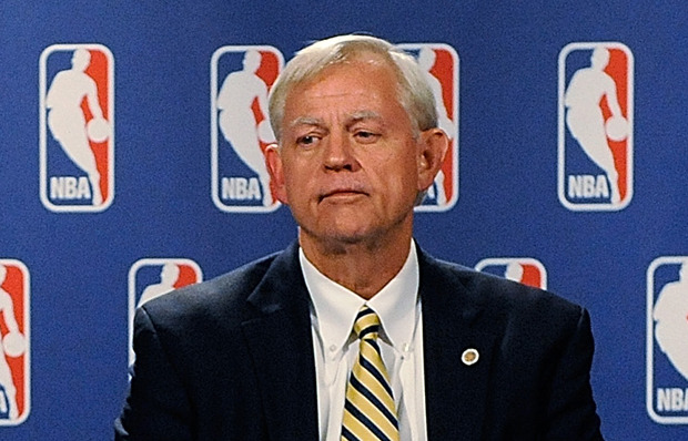 Scot Beckenbaugh speaks at a press conference after NBA labor negotiations on October 19, 2011 in New York City. (Photo by Patrick McDermott/Getty images)