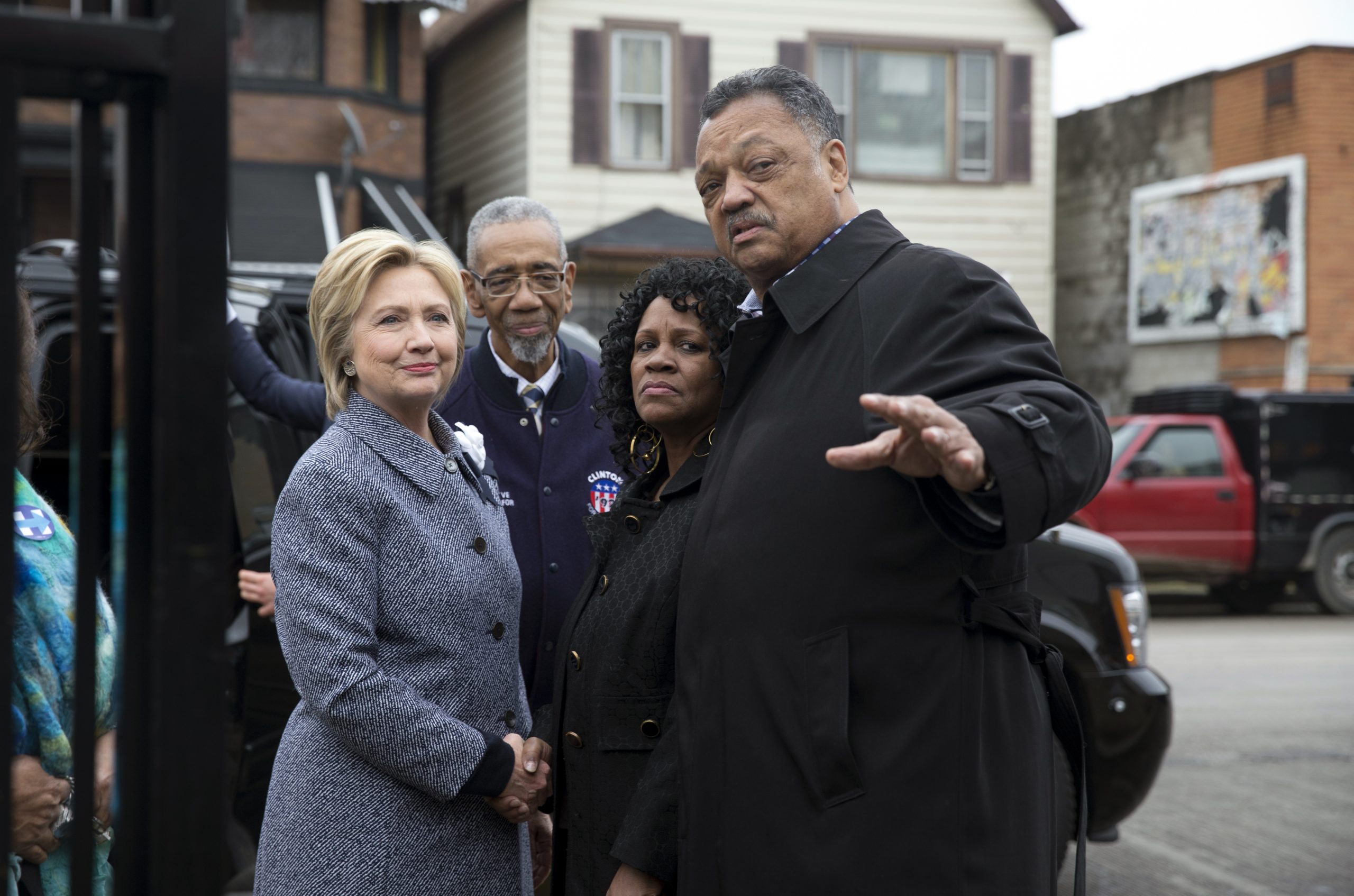 Rev. Jesse Jackson endorses Clinton