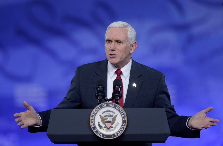 Vice President Mike Pence Pence marked his ninth appearance at CPAC with a fiery speech to grassroots conservative activists. (AP Photo/Susan Walsh)
