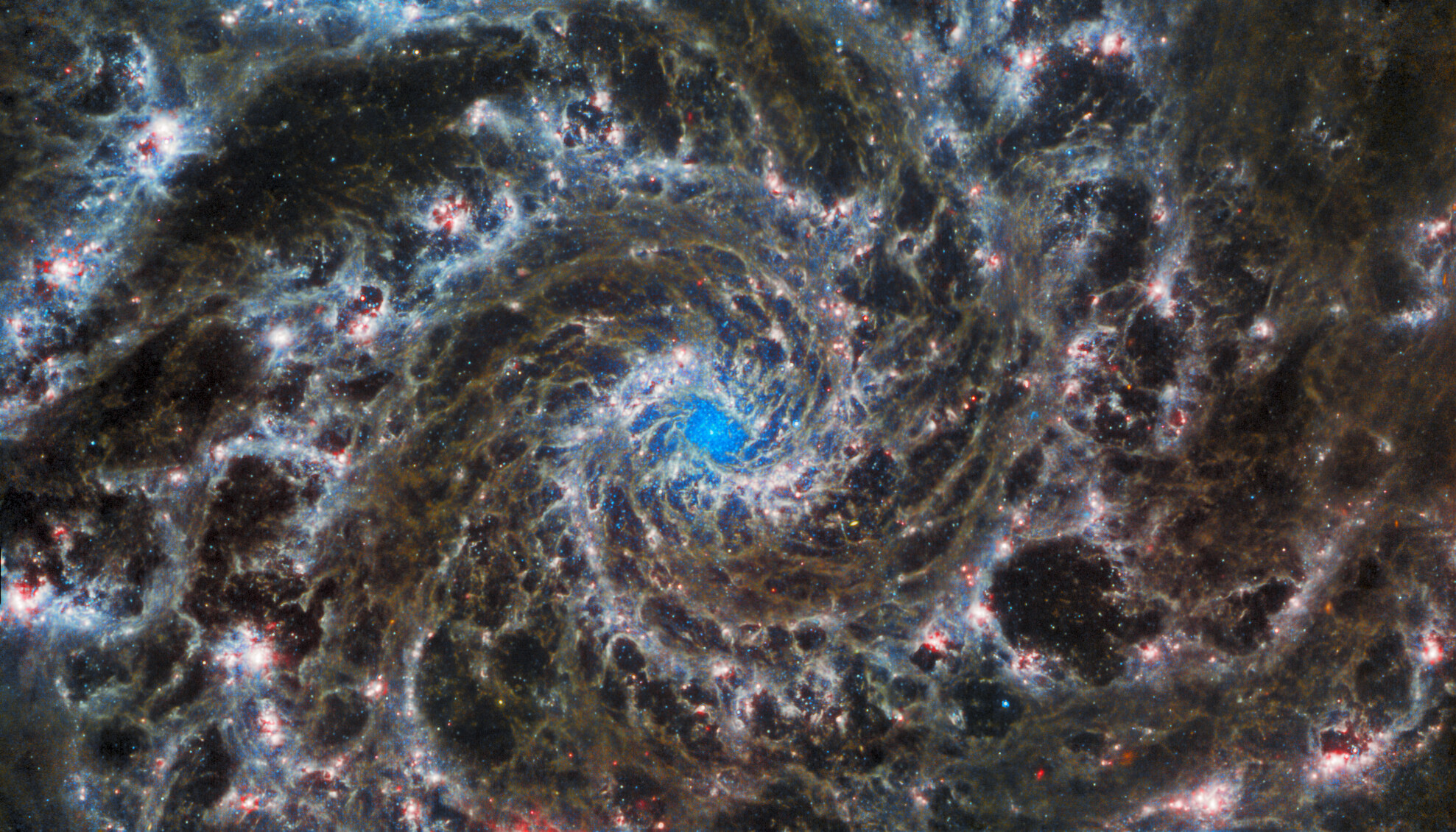 SEE IT: NASA and ESA share new images of Phantom Galaxy from Webb telescope