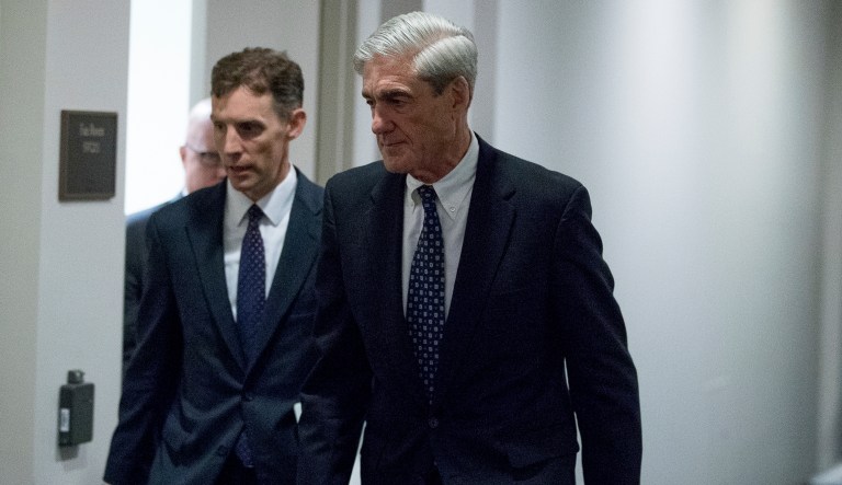 Deutsche Bank AG received several subpoenas as part of special counsel Robert Mueller's probe into Russian meddling in the 2016 presidential election, and possible collusion with the Trump campaign. (AP Photo/Andrew Harnik)