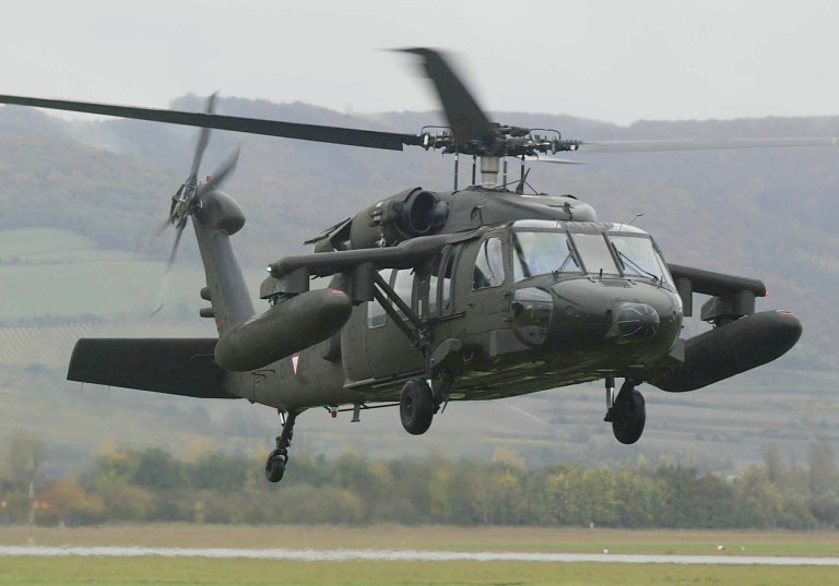 Richard Blumenthal and Joni Ernst recommend DoD use the U.S.-made Sikorsky Black Hawk, a helicopter widely used by all U.S. military services and other militaries. (AP Photo)
