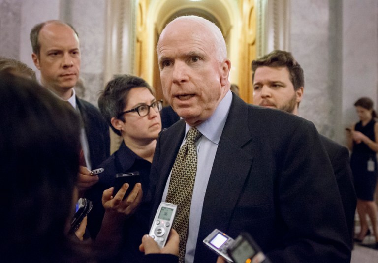 McCain says he wants people to 