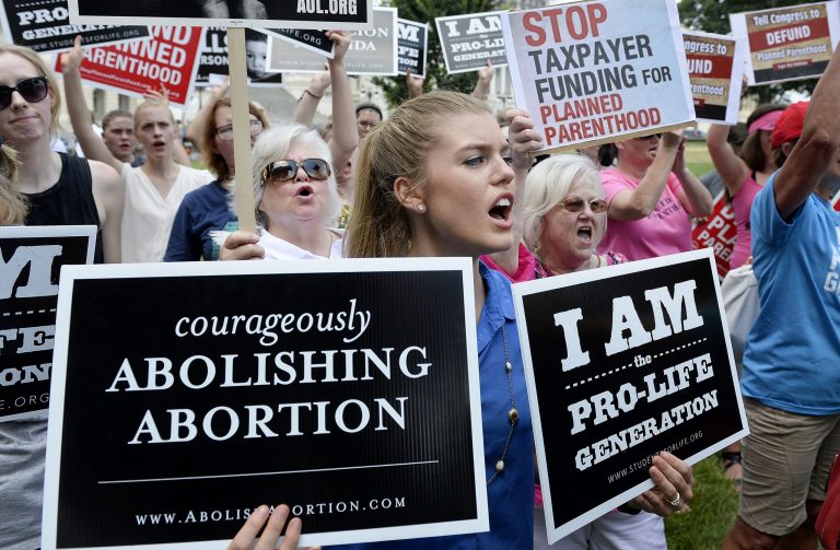 The states' actions mirror similar desires among Republicans on Capitol Hill to defund Planned Parenthood after the first videos surfaced last month.Â (Photo by Olivier Douliery/Getty Images)