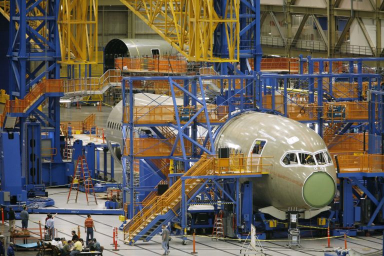National Labor Relations Board officials filed a complaint against Boeing in 2011, seeking to force the firm to build its 787 Dreamliners in Washington rather than South Carolina. (AP File)